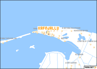 map of Kafr Jallū