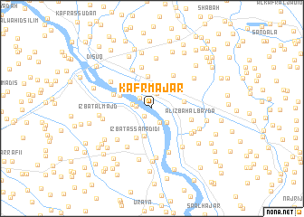 map of Kafr Majar