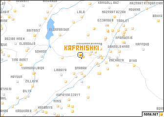 map of Kafr Mishkī