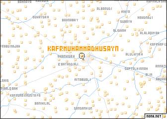 map of Kafr Muḩammad Ḩusayn