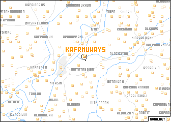 map of Kafr Muways