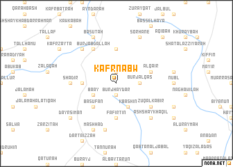 map of Kafr Nabw