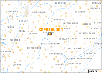 map of Kafr Shūmān