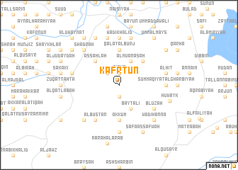 map of Kafr Tūn