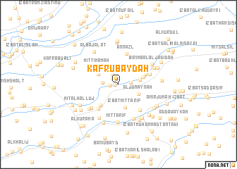map of Kafr ‘Ubaydah