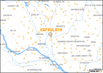 map of Kafr ‘Ulaym