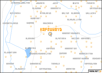 map of Kafr ‘Uwayd
