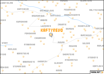 map of Kaftyrevo