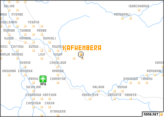 map of Kafwembera