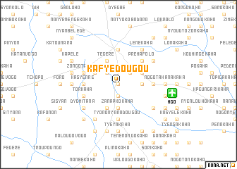 map of Kafyédougou