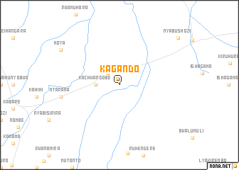 map of Kagando