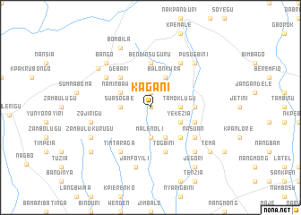 map of Kagani