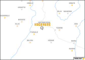 map of Kagemere