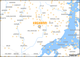 map of Kāghanri