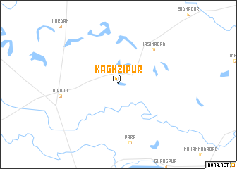 map of Kāghzīpur