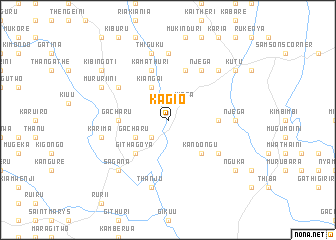 map of Kagio