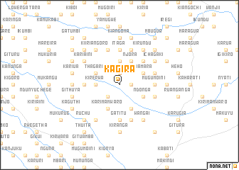 map of Kagira