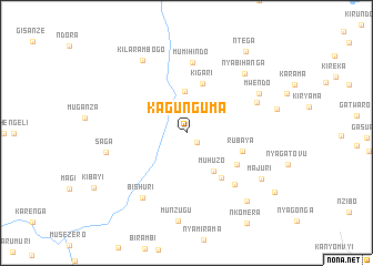 map of Kagunguma
