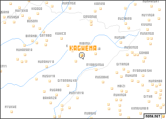 map of Kagwema
