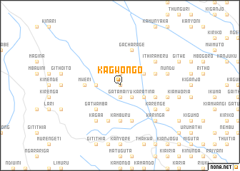 map of Kagwongo