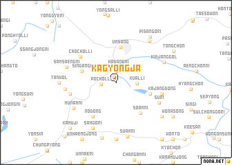 map of Kagyŏngja