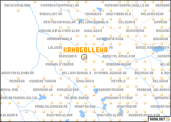 map of Kahagollewa