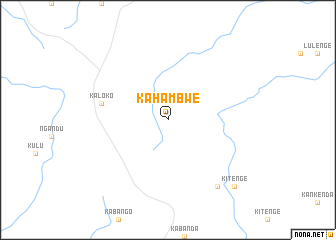 map of Kahambwe
