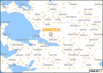 map of Kahang-ni