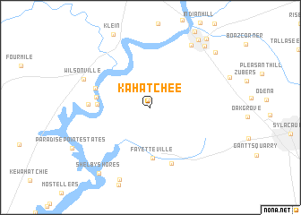 map of Kahatchee