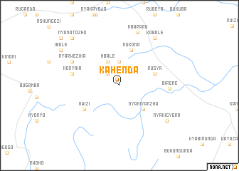 map of Kahenda