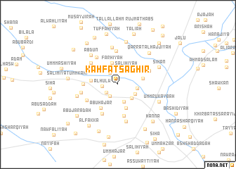 map of Kahfāt Şaghīr