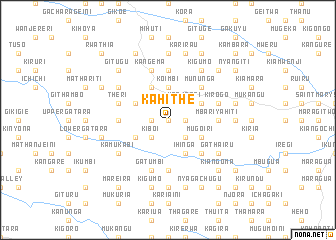 map of Kahithe