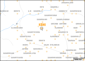 map of Kahi