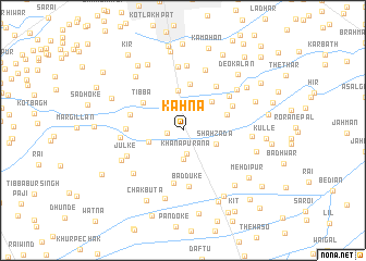 map of Kāhna