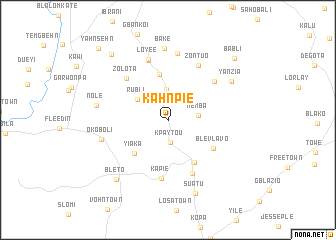 map of Kahnpie