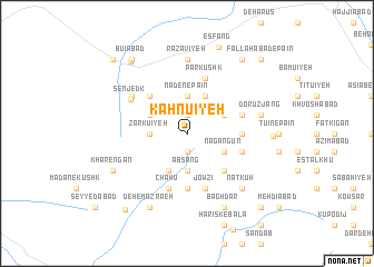 map of Kahnū\