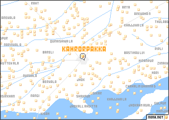 map of Kahror Pakka