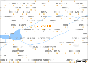 map of Kahrstedt