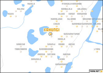 map of Kahungi