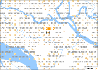 map of Kāhur
