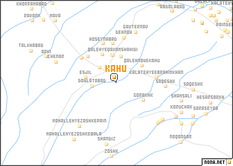 map of Kāhū