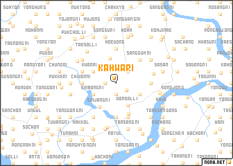 map of Kahwa-ri