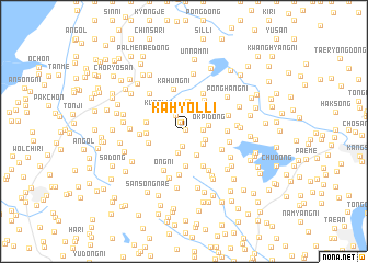 map of Kahyŏl-li