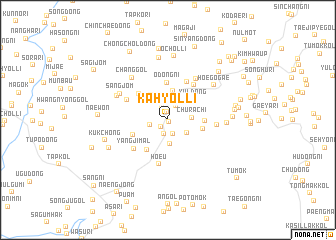 map of Kahyŏl-li