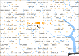 map of Kaia Chhitibunia
