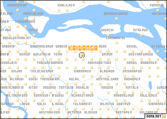 map of Kaidānga