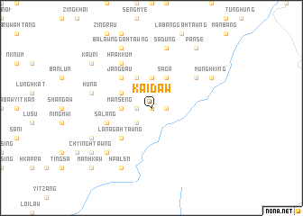 map of Kaidaw