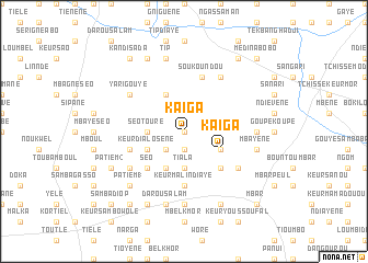 map of Kaïga