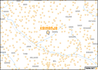 map of Kāi Manja