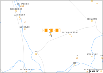 map of Kaim Khān